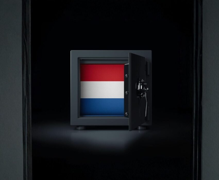 Coffre fort d'une banque Luxembourgeoise